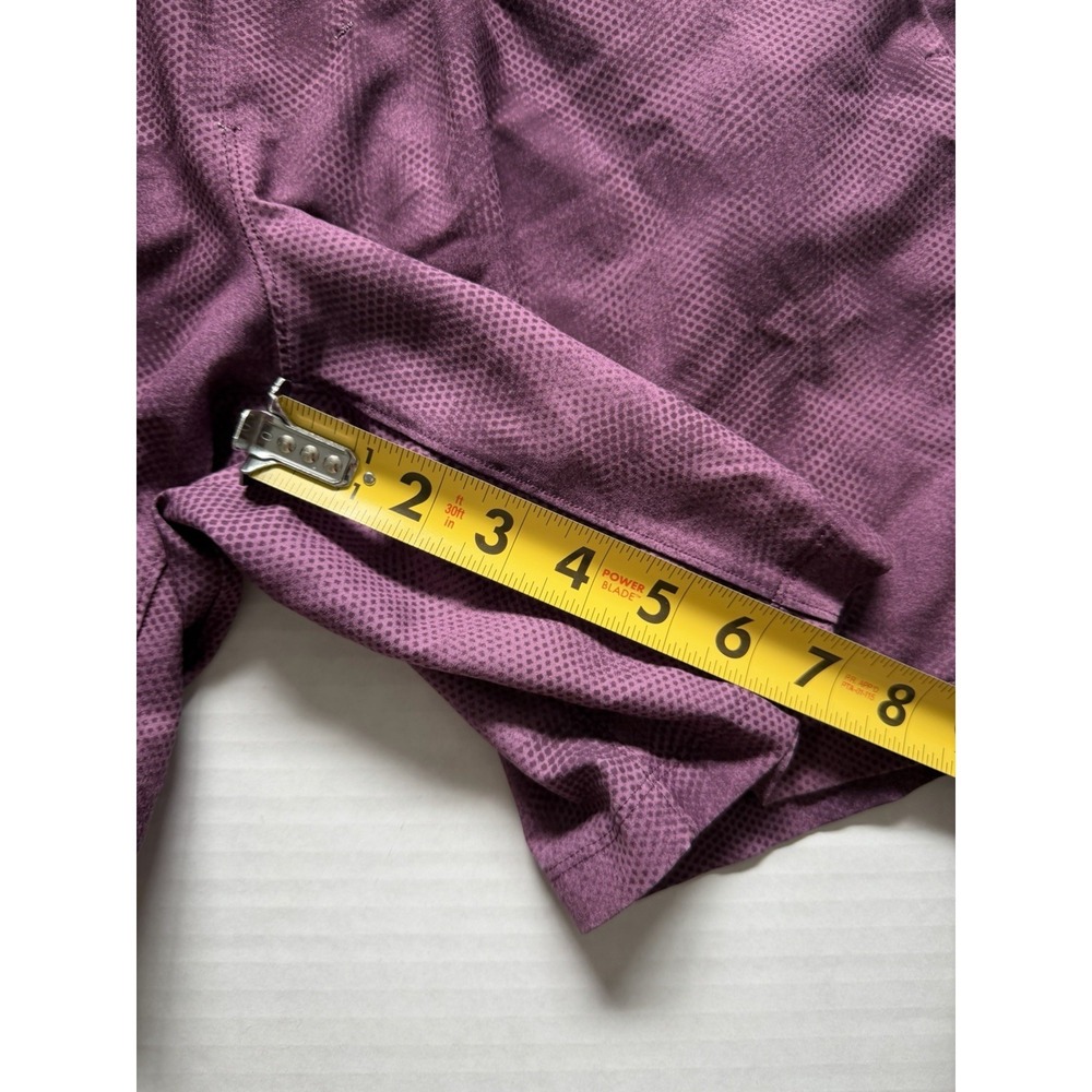 Men's Lululemon Channel Cross 7" Inch Lined Swim Shorts Plum Mesh Size Medium - Picture 6 of 10